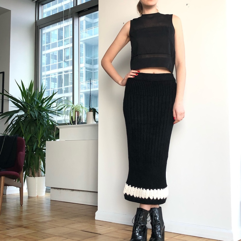 Calvin Klein Collection Knitted Skirt